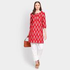 Ladies' Cotton Kurta, Red, small image number null